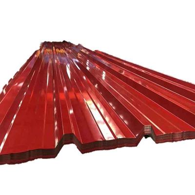 Kleur voorgeverfd gegalvaniseerd gecoat op maat gegorfd dakplaat voor huis frame dak