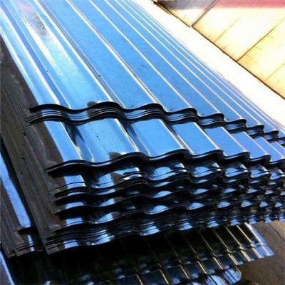 Zink dakpanelen Kleur coated ijzer gegolfde galvalume staal 700-2000MM