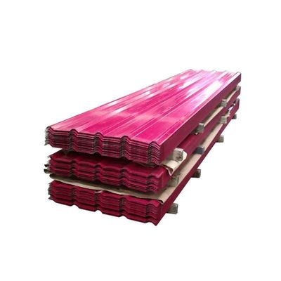 JIS ASTM PPGI Voorgeschilderd metalen dakplaat 24 Gauge 60g GI Zink gecoat